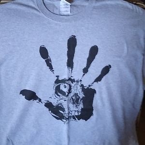 Pushead hand Tshirt from the 80's style limited reissued